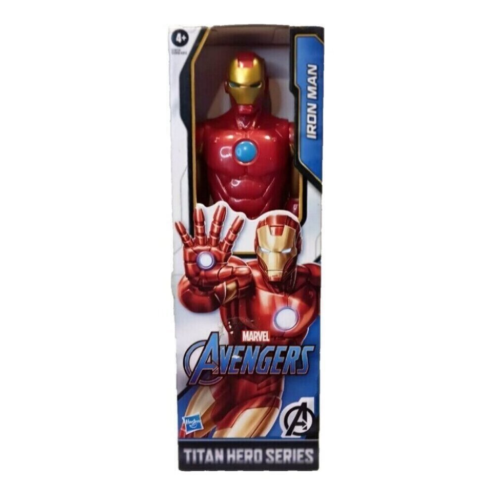 Marvel Avengers Iron Man Action Figure | Poseable, Red & Gold, 12" Tall, New